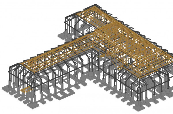 Taki przykład, tylko revit